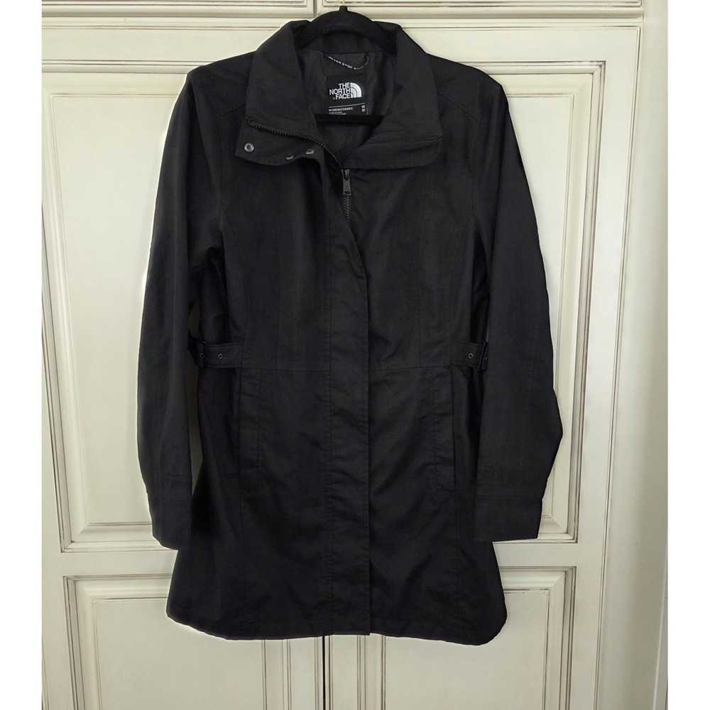 The North Face Dryvent Trench Coat Women's Medium Raincoat - Picture 2 of 12